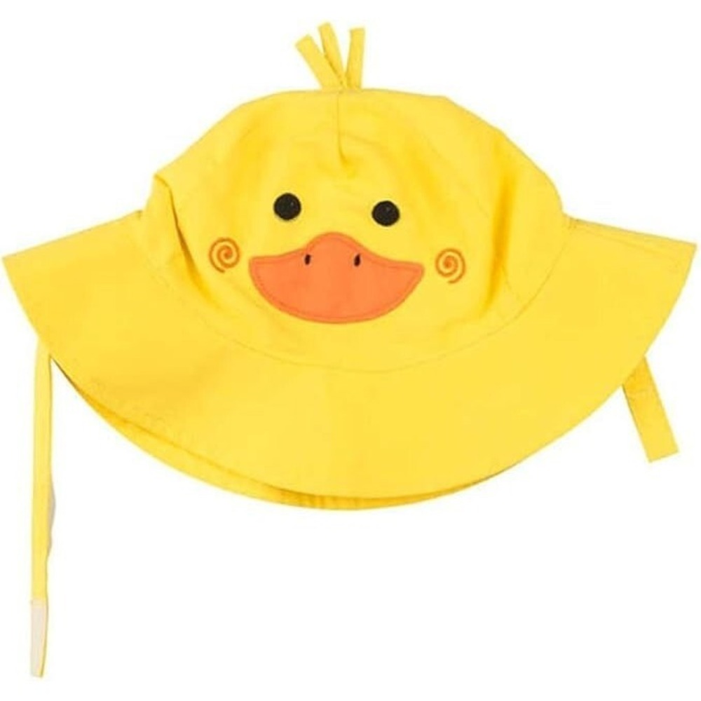 Zoocchini Baby‎ UPF 50+ Sun Protection Water Resistant Fabric Duck Hat - 6-12 Mo
